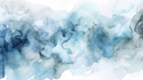 blue smoke on white background HD 8K wallpaper Stock Photography Photo Image