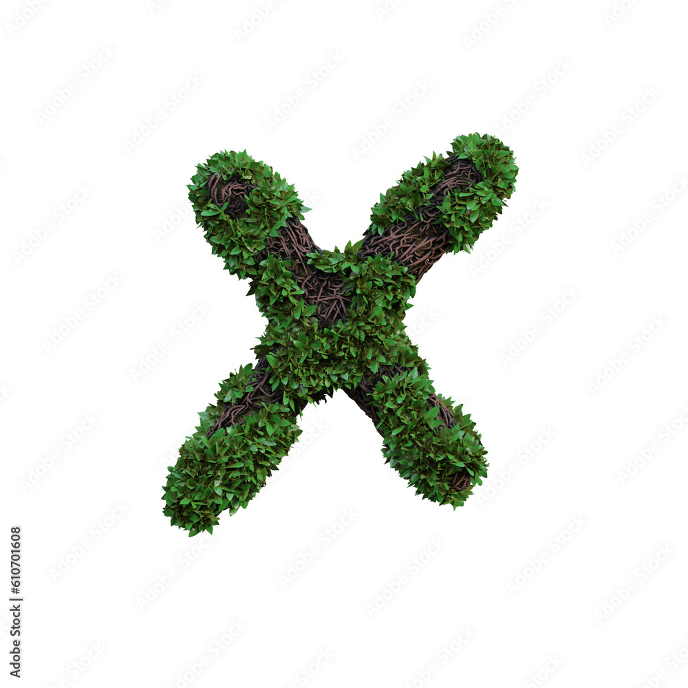 Jungle Forest 3D Alphabet or PNG Letters Jungle Forest 3D Alphabet or PNG Letters
