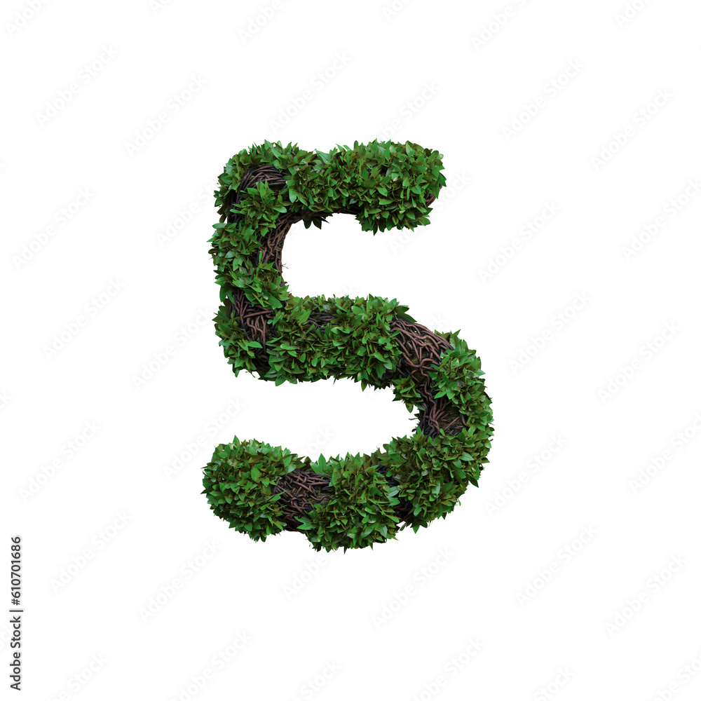 Jungle Forest 3D Alphabet or PNG Letters Jungle Forest 3D Alphabet or PNG Letters