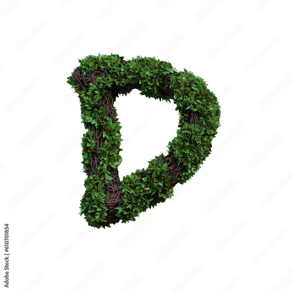 Jungle Forest 3D Alphabet or PNG Letters Jungle Forest 3D Alphabet or PNG Letters