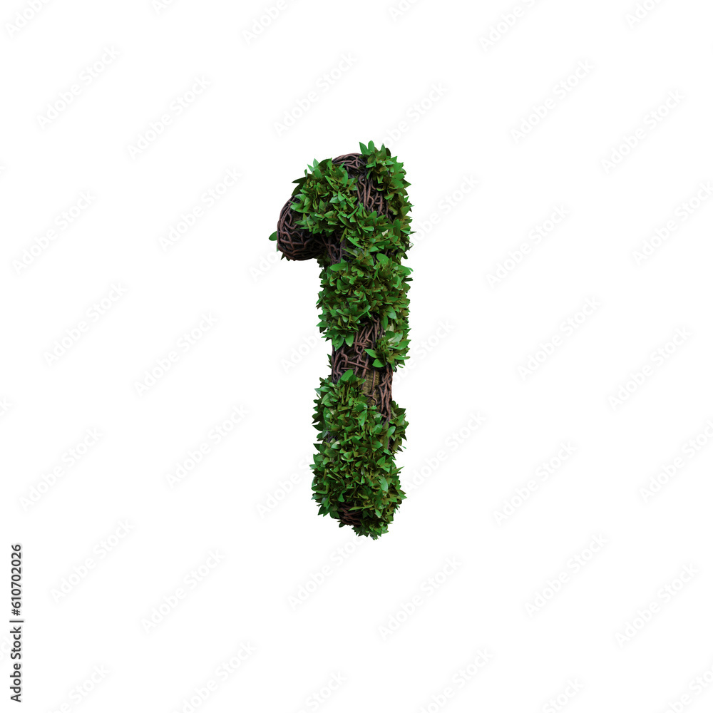 Jungle Forest 3D Alphabet or PNG Letters Jungle Forest 3D Alphabet or PNG Letters