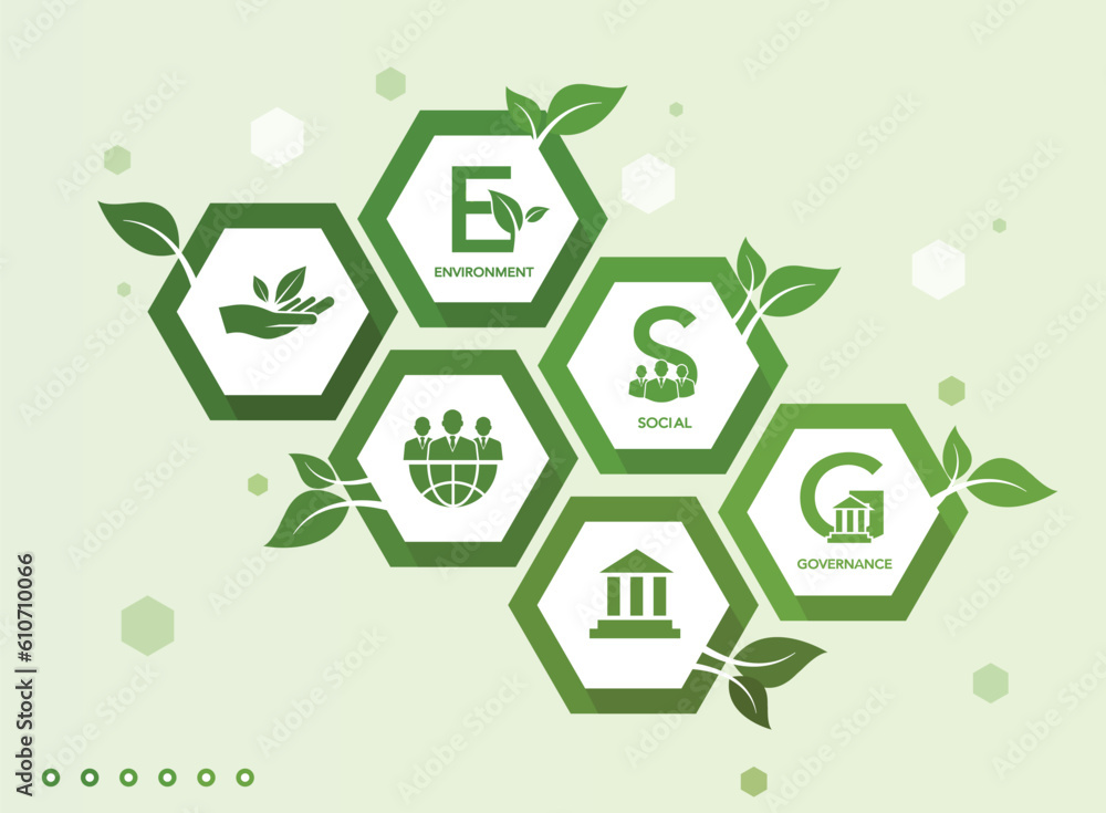 ESG Icon Banner Environment, Society and Governance environmental concept social connections related icons environmentally friendly green nature ESG Icon Banner Environment, Society and Governance environmental concept social connections related icons environmentally friendly green nature