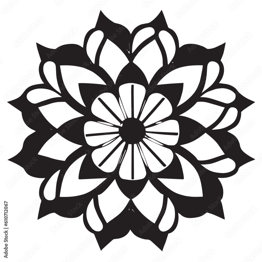 flower design black and white
flower design black and white