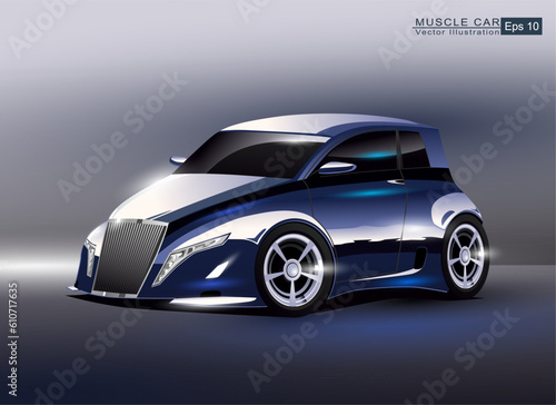 Muscle car. American classic muscle car hot rod. Hot rod parts & restoration of teh car club.