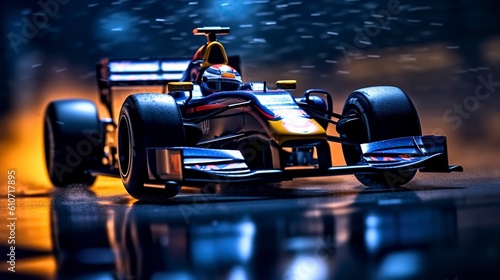 Formula 1 Cars, Generative AI, Illustration © emir