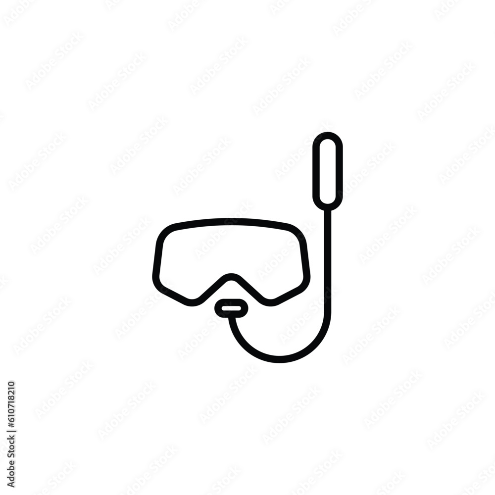Scuba Diving icon design with white background stock illustration Scuba Diving icon design with white background stock illustration