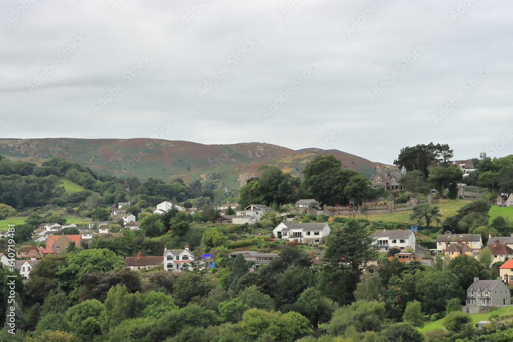 A scenic view of Conwy in wales