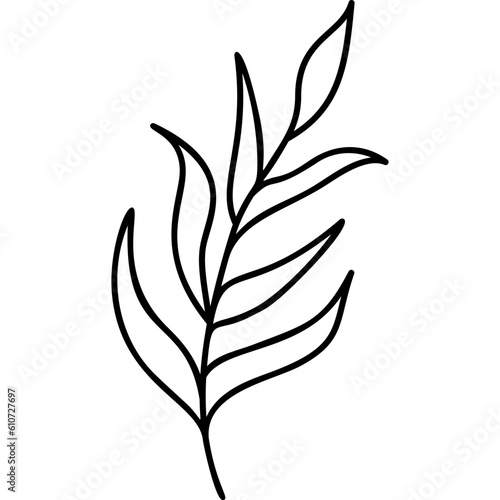 Line Art Plant