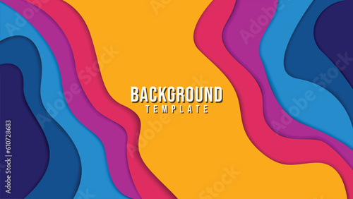 abstract colorful background with wave