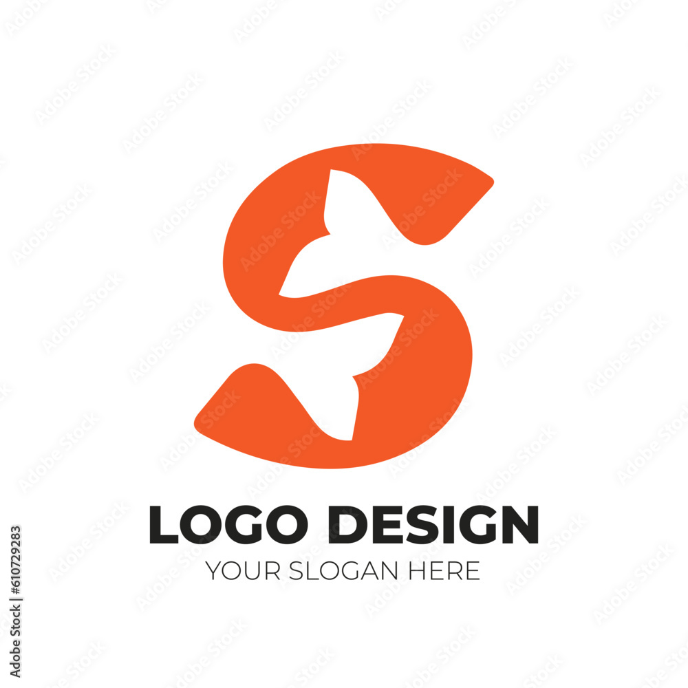 Fototapeta premium Modern Minimalist business logo design