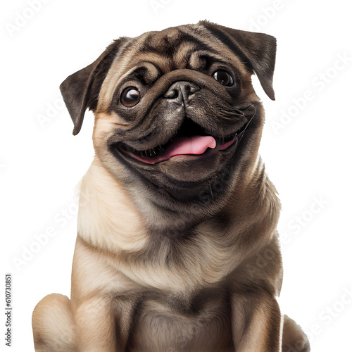 pug dog isolated on white © PNG for U