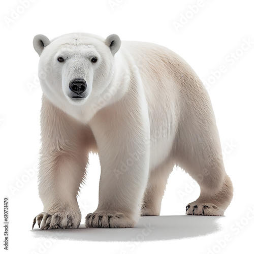 polar bear isolated on white