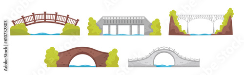 Different Bridge as Structure for Spanning Physical Obstacle Vector Set