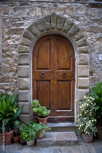 Tuscany - Door - Between Greve In Chianti and Radda In Chianti - Italy