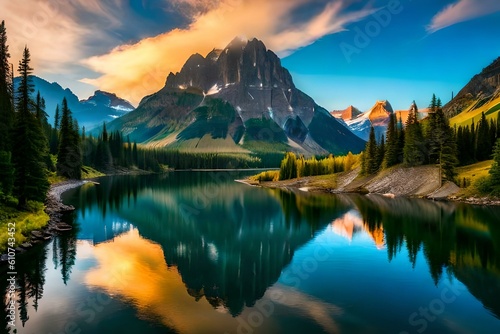 reflection in the mountains Serenity Unveiled: Tranquil Landscapes that Take Your Breath Away