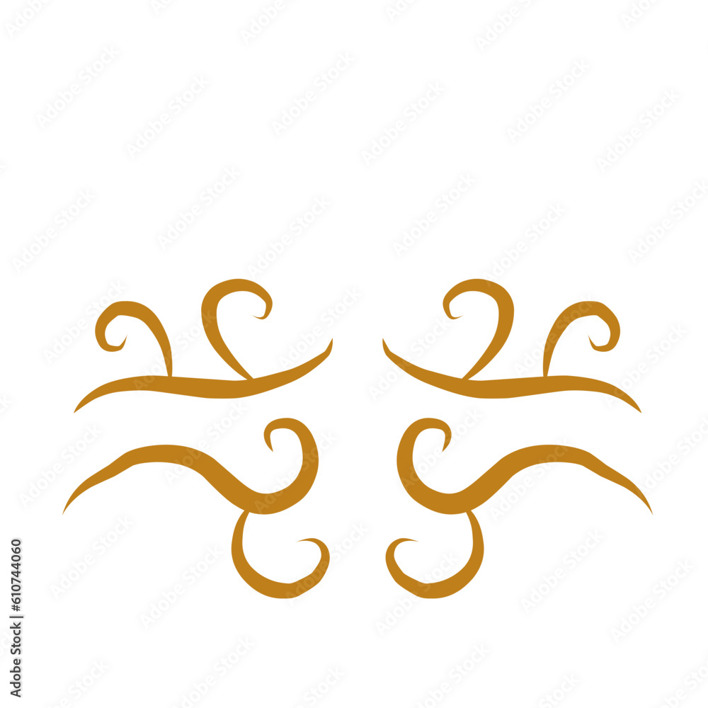 Obraz premium Golden Line Divider