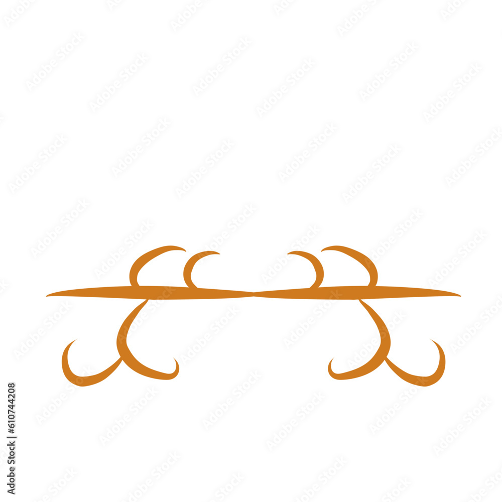 Fototapeta premium Golden Line Divider
