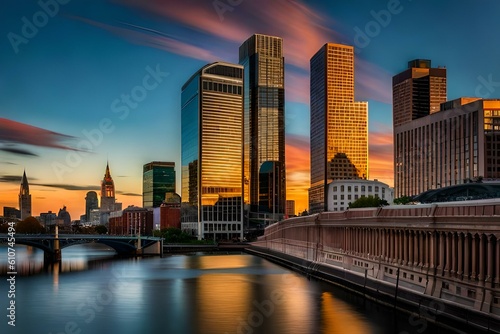 city skyline at sunset Travel Uncharted: Unveiling Off-the-Beaten-Path Treasures © crescent