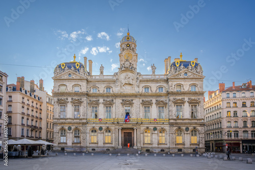 Early Morning Hotel de Ville of Lyon - France