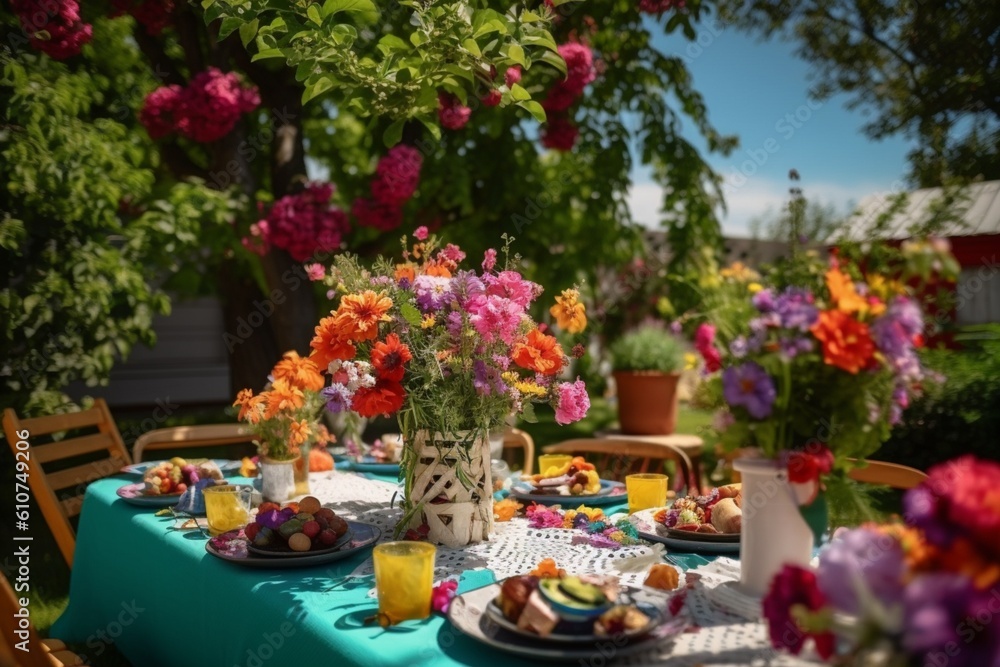 Celebrating the Beauty of Spring: A Vibrant Outdoor Pfingsten Gathering with Family and Friends	
