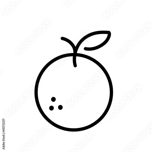 Fruits or vegetables doodles. Hand drawn vector illustration.