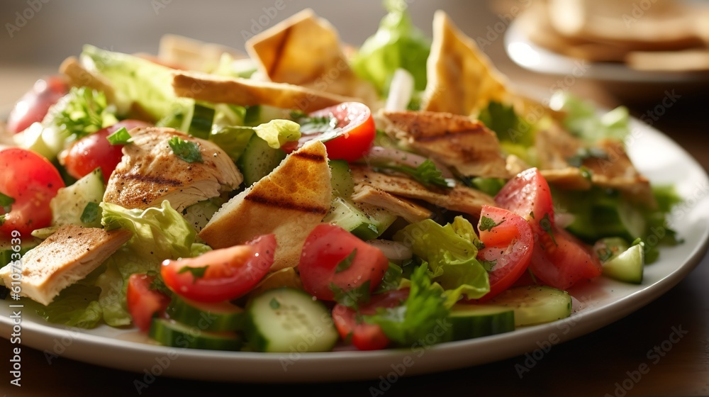 Fresh and Vibrant: Fattoush Salad Fresh and Vibrant: Fattoush Salad