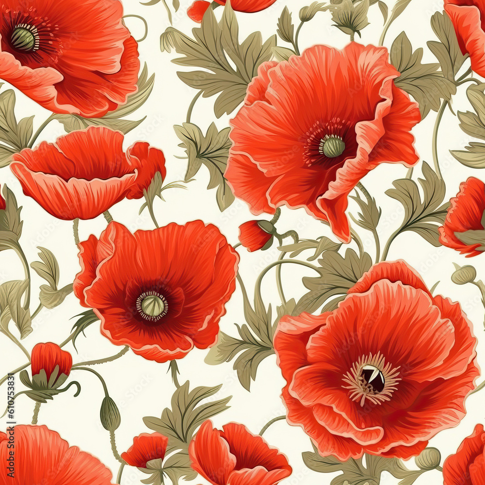 custom made wallpaper toronto digitalBeautiful flowers in vintage style with leaves close-up as a background.