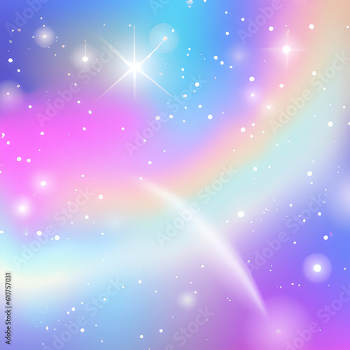 unicorn background Fantasy Rainbow Background Vector illustration of galaxy fantasy background and pastel color. Unicorn 