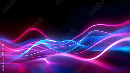 futuristic background with pink blue glowing