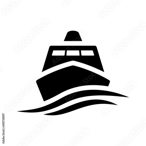 Fototapeta Ship icon