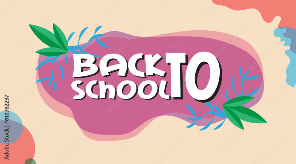Obraz premium back to school