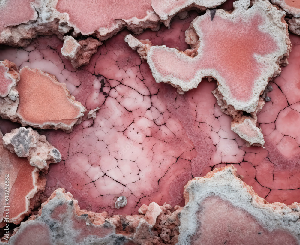 The stone is rhodonite as a background. Texture of rhodonite.