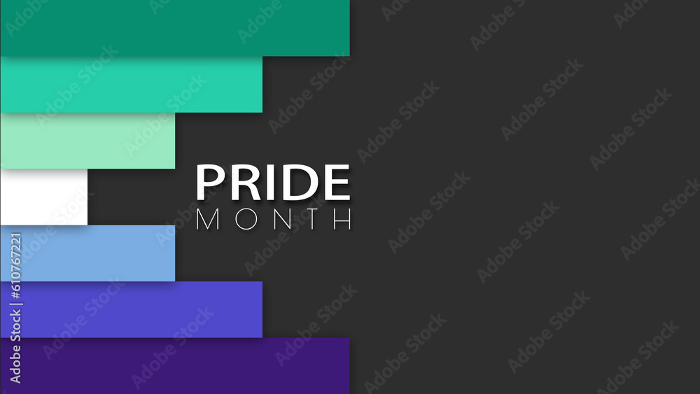 Happy Pride Month Gay Men's Pride Flag Horizontal Lines Background Happy Pride Month Gay Men's Pride Flag Horizontal Lines Background