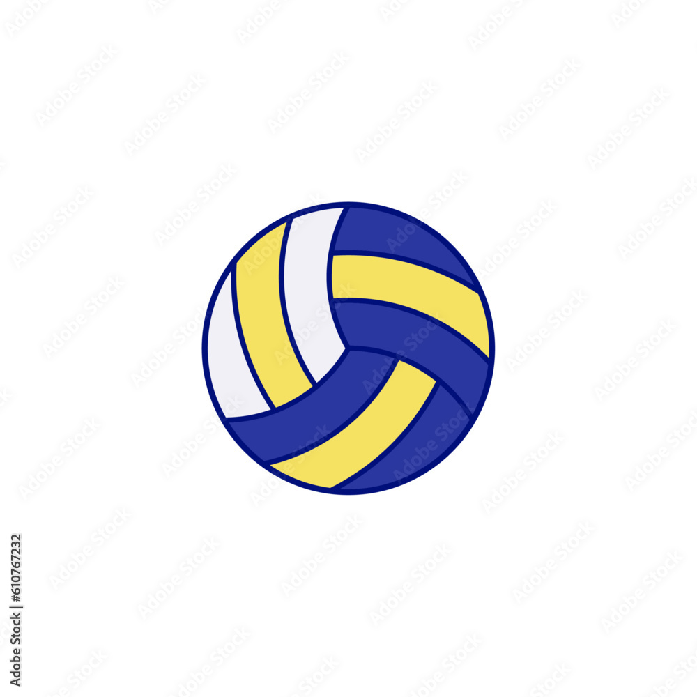 volleyball ball icon vector volleyball ball icon vector