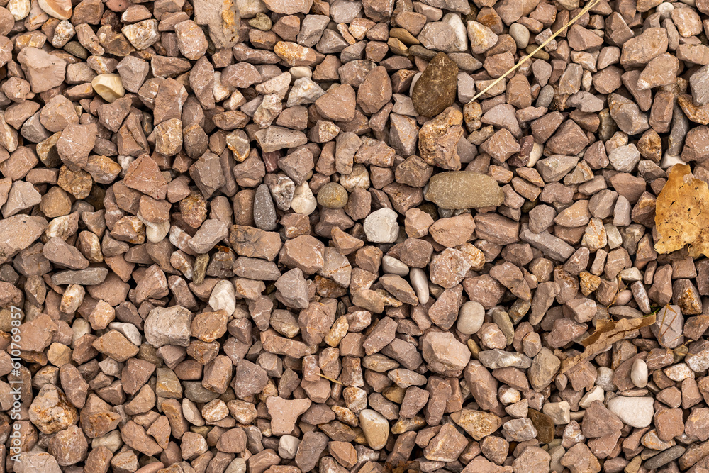 round stones on the ground