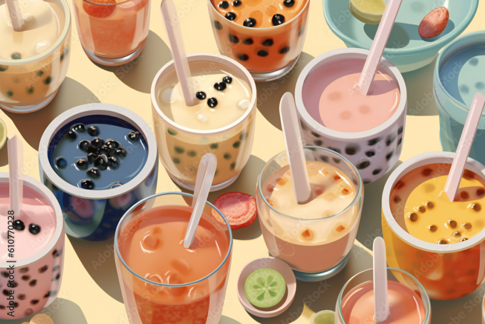 N & T Sushi - Bubble Tea stock.adobe.com