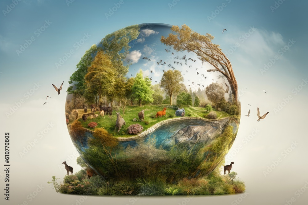 Beauty of nature and the importance of preserving the environment. Generative AI Beauty of nature and the importance of preserving the environment. Generative AI