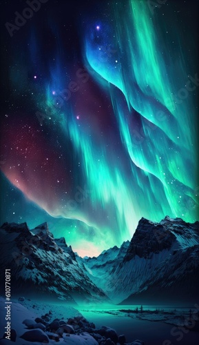 aurora borealis wallpaper background © Stream Skins