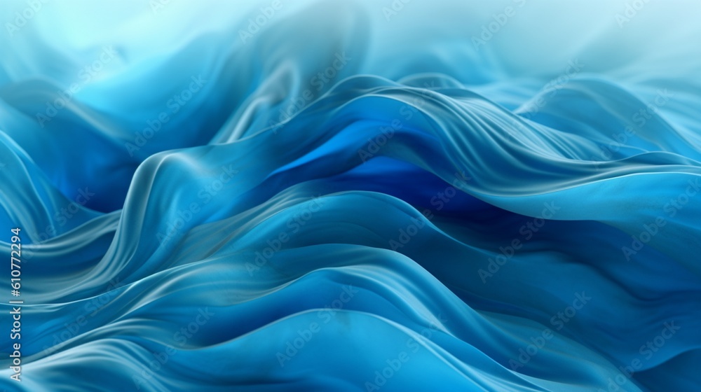 Rhythmic Azure Waves: An Abstract Exploration of Sculptural Aesthetics and Surreal 3D Landscapes on Shaped Canvas, Echoing Abstraction-Création Principles Rhythmic Azure Waves: An Abstract Exploration of Sculptural Aesthetics and Surreal 3D Landscapes on Shaped Canvas, Echoing Abstraction-Création Principles