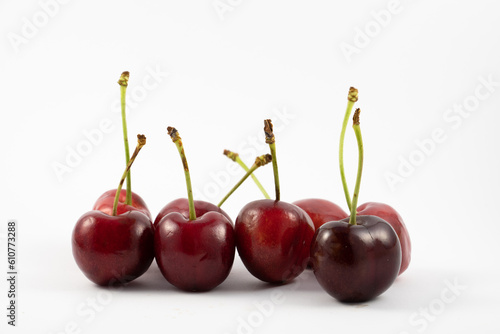 Wallpaper Mural cherries on white background Torontodigital.ca