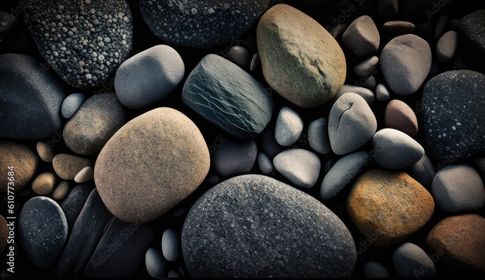 black and white pebbles wallpaper background