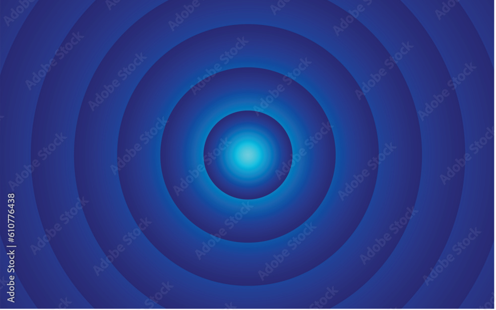 Abstract ripple effect, dark blue abstract 3d circle motions background ...