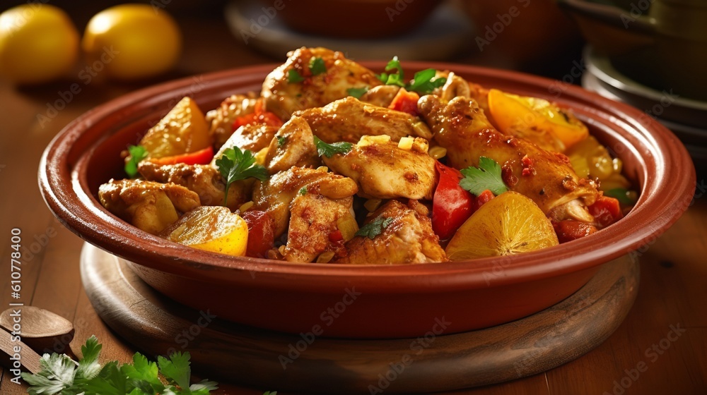 Flavorful and Juicy: Chicken Tagine