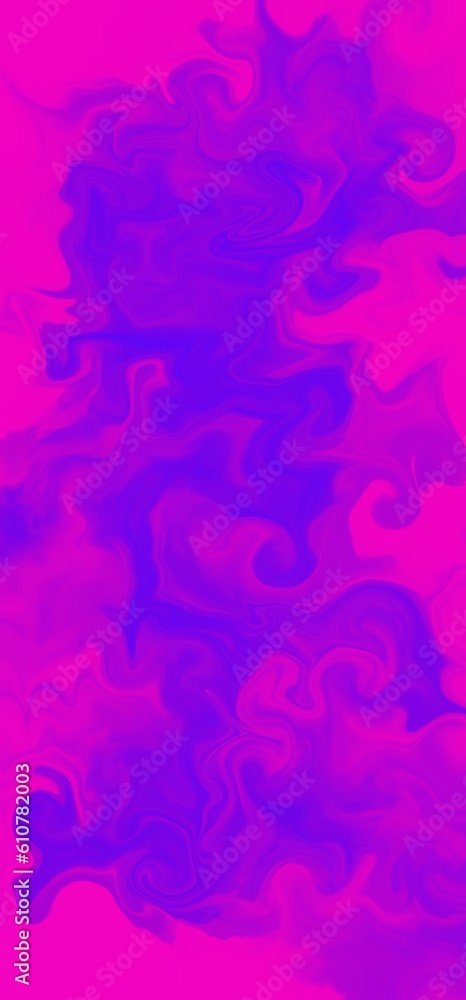 Abstract, beautiful abstract illustration in the format of a cell phone screen background, hand drawn.