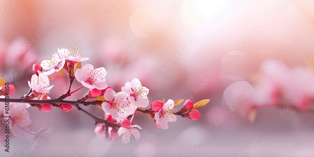 Spring cherry blossom - generative AI