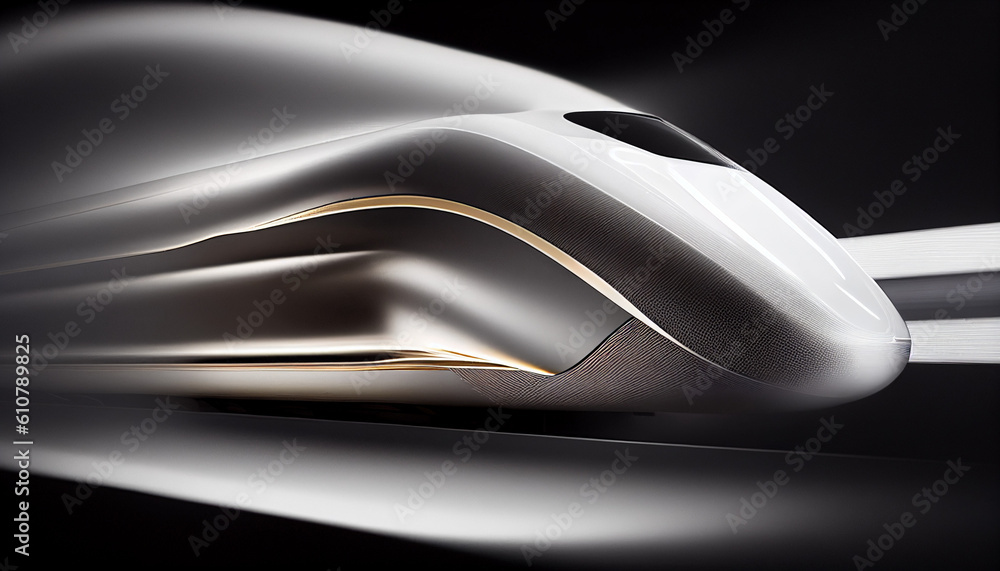 Future bullet train transportation system new mobility concept ...