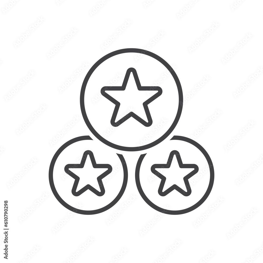 Stars Icon - Rating Icon Stars Icon - Rating Icon