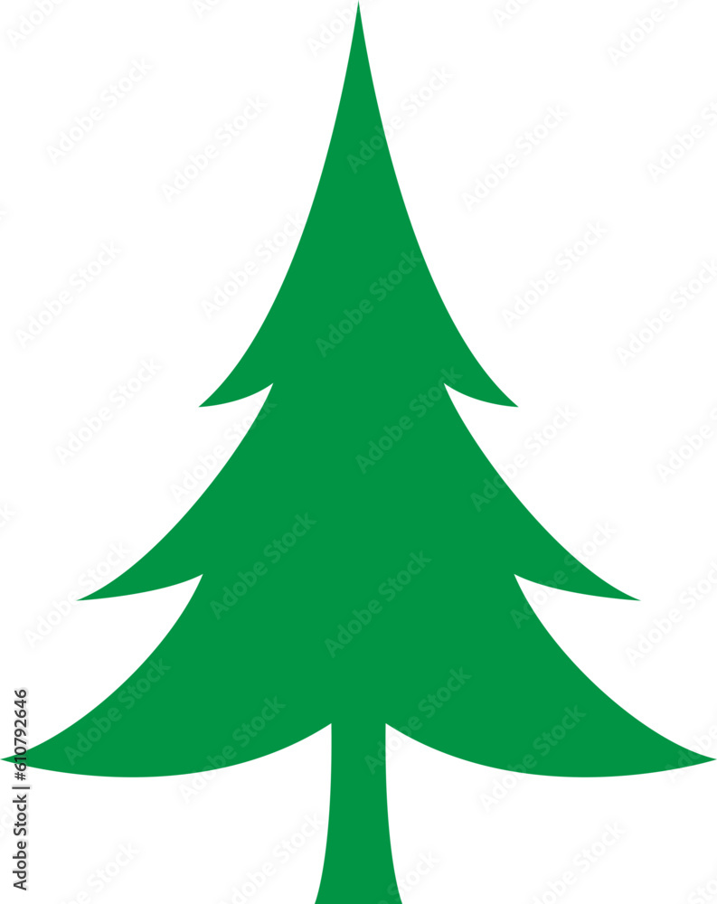 Obraz premium Christmas Tree Sign Element