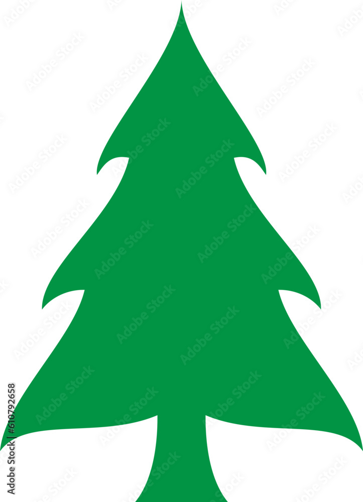 Obraz premium Christmas Tree Sign Element