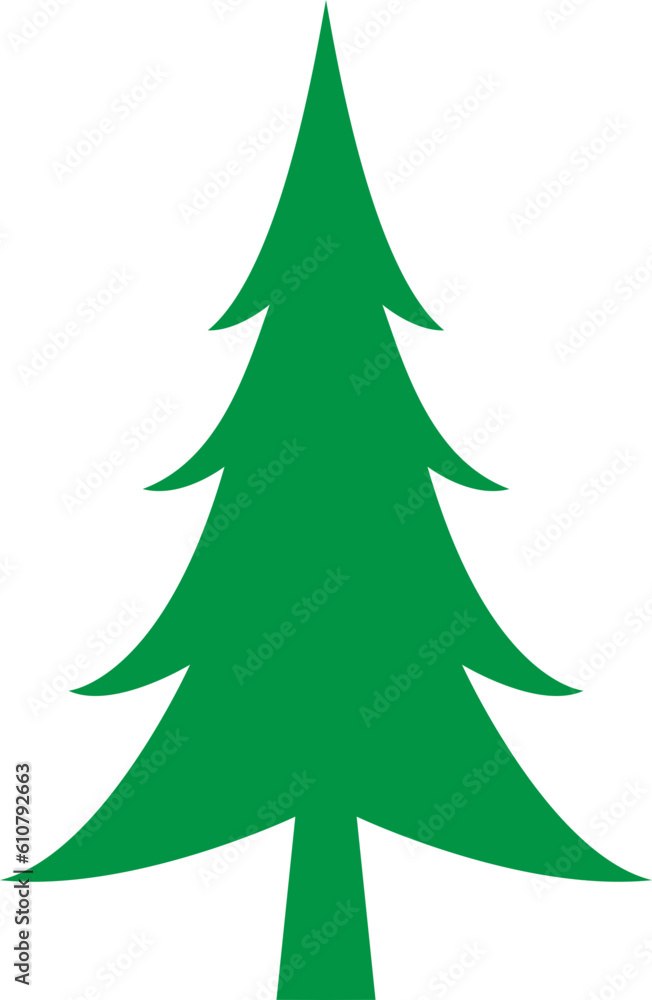 Obraz premium Christmas Tree Sign Element
